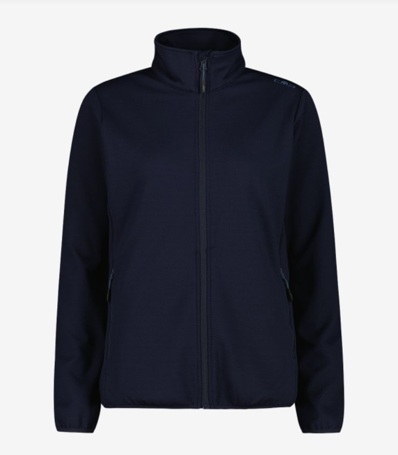 Women&#39;s Stretch Fabric Jacket 35G5326 Black Blue