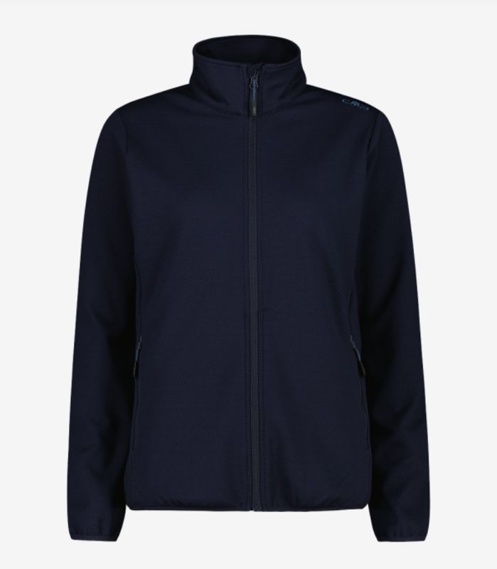 Women&#39;s Stretch Fabric Jacket 35G5326 Black Blue