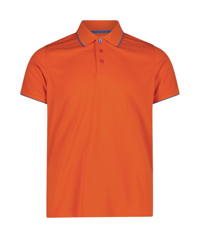 Men&#39;s Piquet Polo Shirt 39T5807 Tango