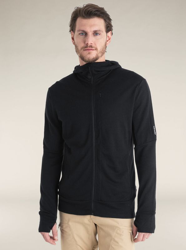Men&#39;s Merino Quantum ZoneKnit Long Sleeve Zip Hoodie