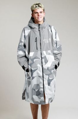 Camo with Grey Lining Adult Hard Shell Robe