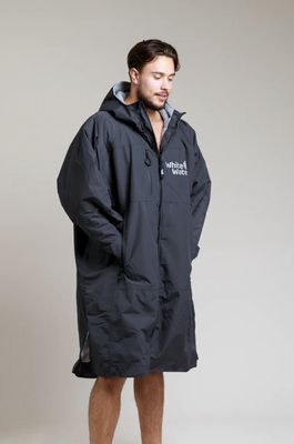 Black with Grey Lining Adult Hard Shell Robe