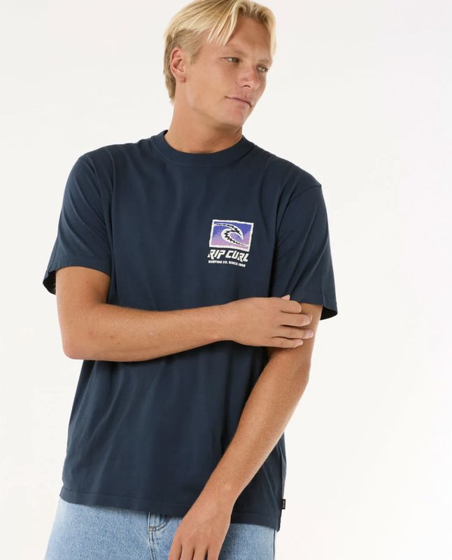 Raw Energy Trad Tee - Dark Navy