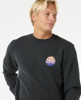 Wetsuit Icon Crew Fleece - Black Marle