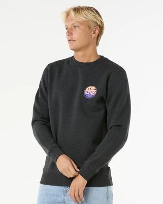 Wetsuit Icon Crew Fleece - Black Marle