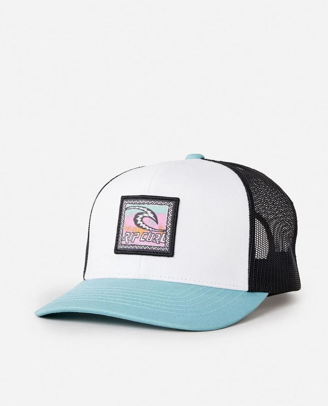 Custom Curve Trucker - Blue Lagoon