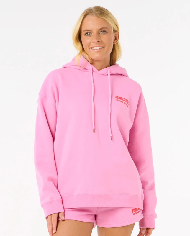 Surf Puff Heritage Hood - Pink