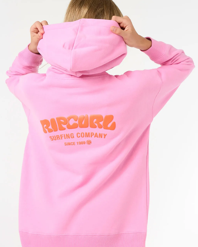 Surf Puff Heritage Hood Girls - Hot Pink