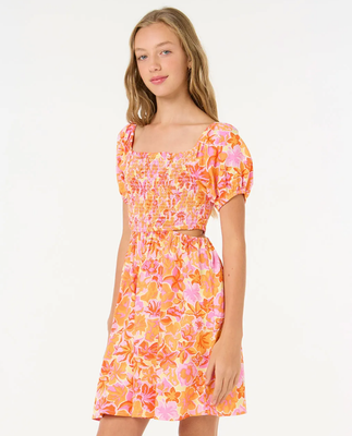 Island Bliss Woven Dress Girl - Multico