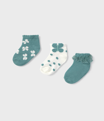 Baby 3 Pack Socks 10874 - Emerald