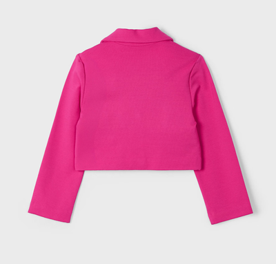 Girls Cropped Blazer 3405 - Magenta