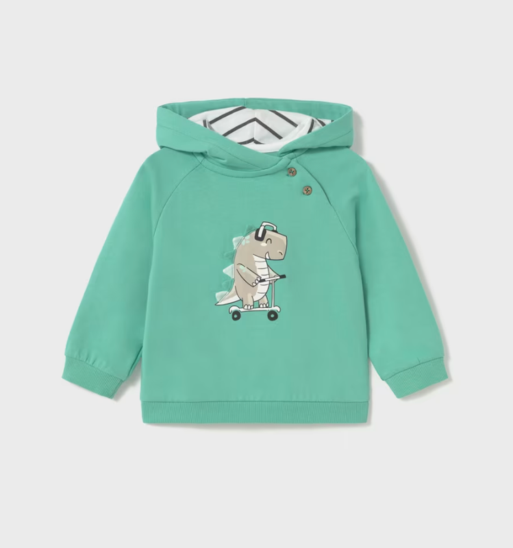 Baby Boy Interactive Hoodie 1467 - Lake