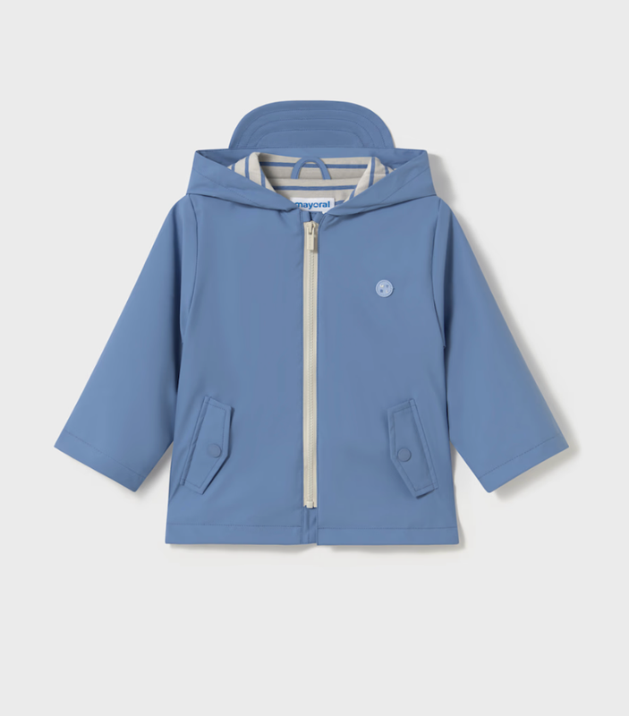 Baby Boy Water Repellent Raincoat 1475 - Capri Blue