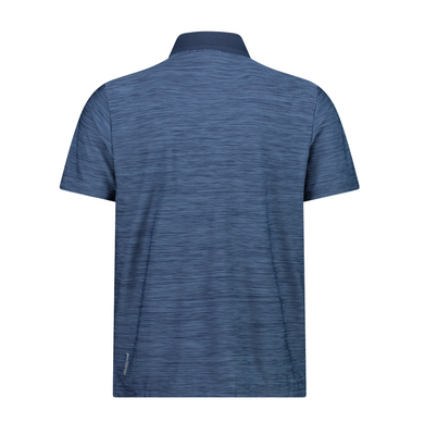 Men's Mèlange Polo Shirt 39T5817 Black Blue