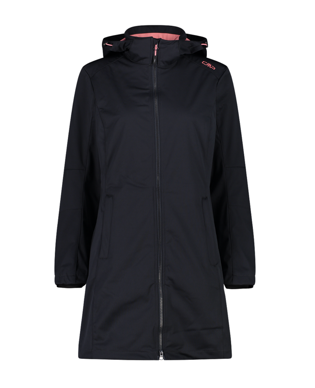 Women&#39;s Light Softshell Parka 34A5046 Antracite-Opale