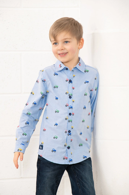 Charlie Shirt - Tractor Print