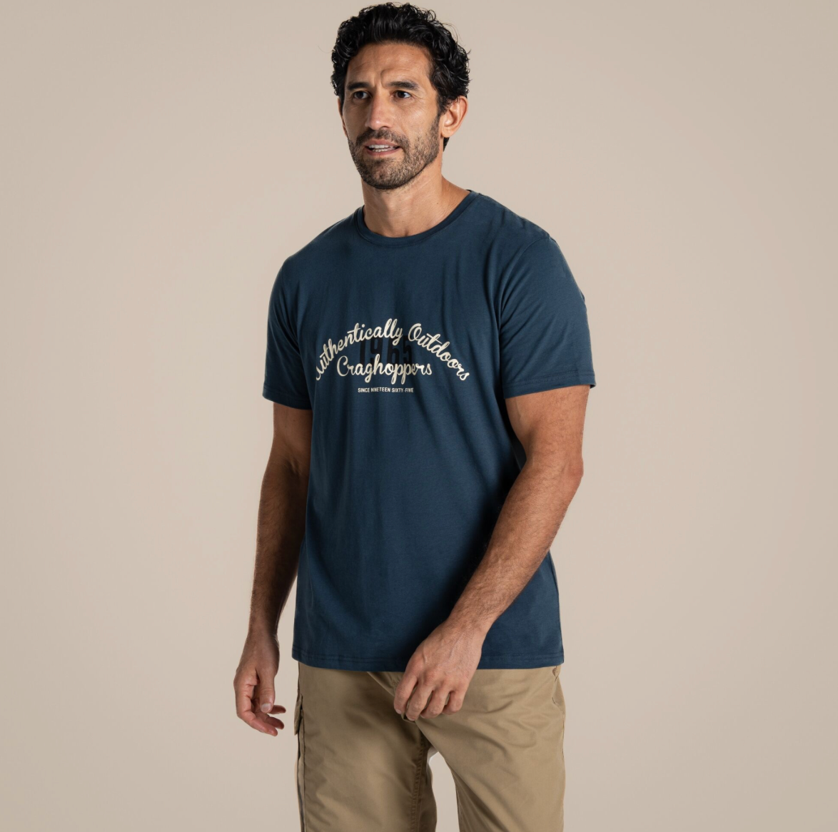 Men&#39;s Lucent II Short Sleeved T-Shirt | Blue Stone