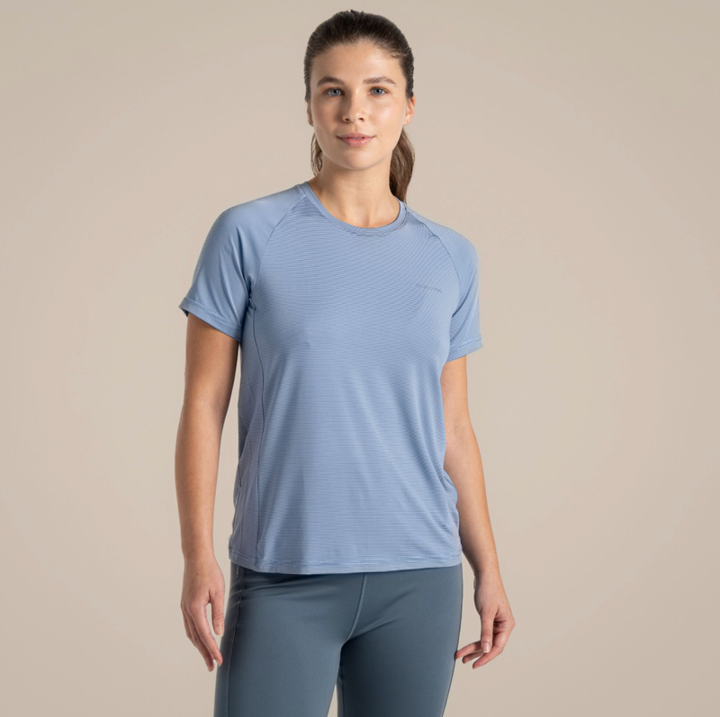 Women&#39;s Ellie Short Sleeved T-Shirt | Seaside Blue CWT1375
