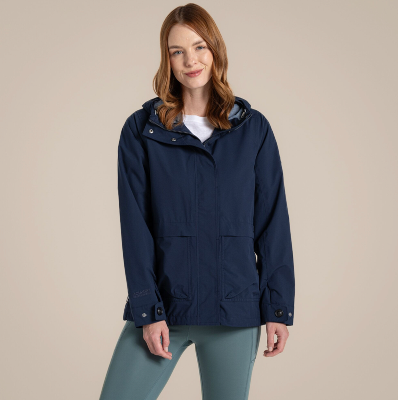 Women&#39;s National Trust Tambrook Waterproof Jacket | Blue Navy CWW1220