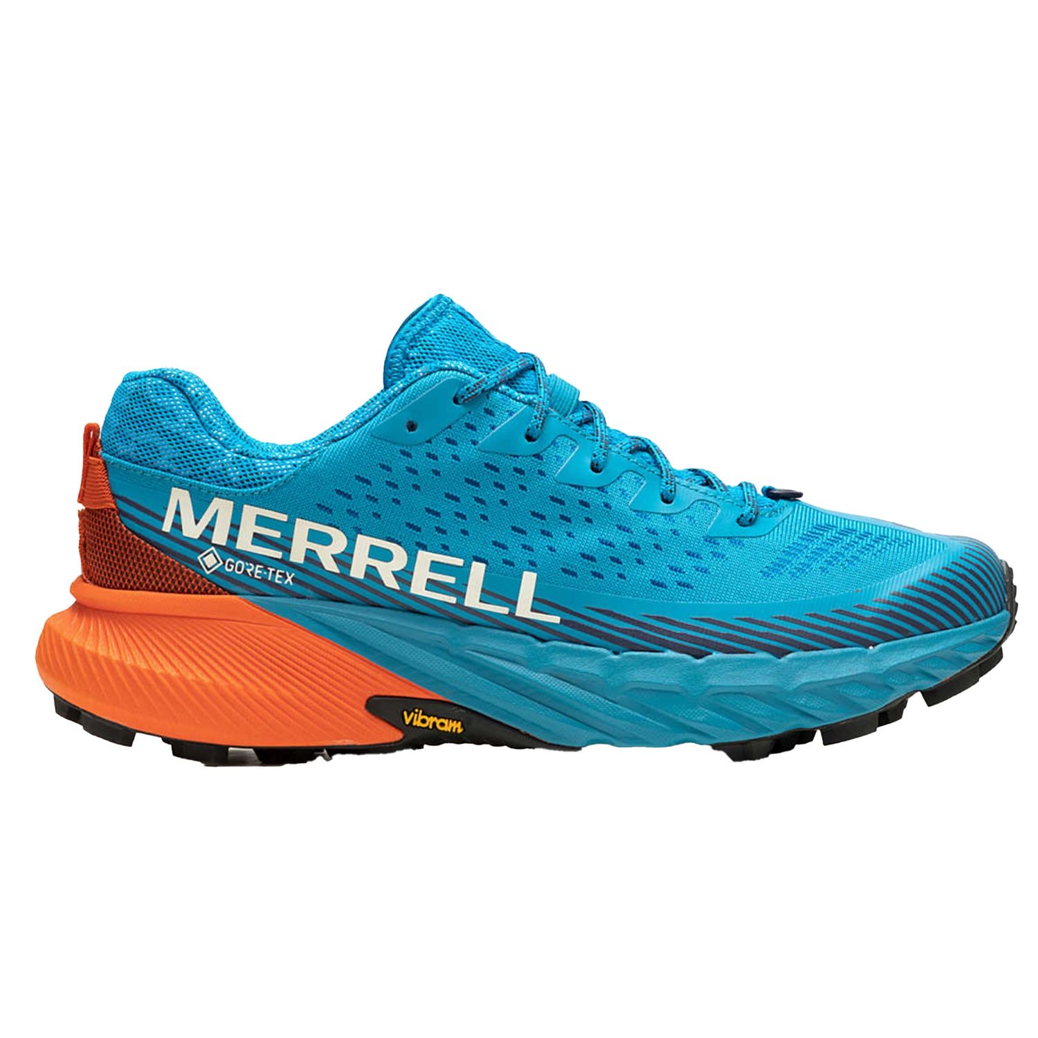 Agility Peak 5 GTX Mens, Colour: Tahoe/Tangerine, Size: 7.5