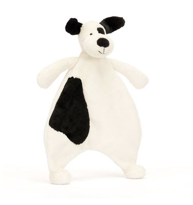 Bashful Black &amp; Cream Puppy Comforter