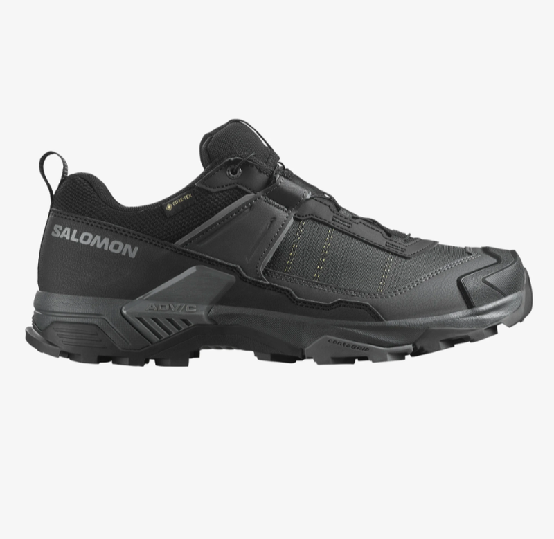 X ULTRA 5 WIDE GORE-TEX Men&#39;s Hiking Shoes - Black/Asphalt/Castlerock