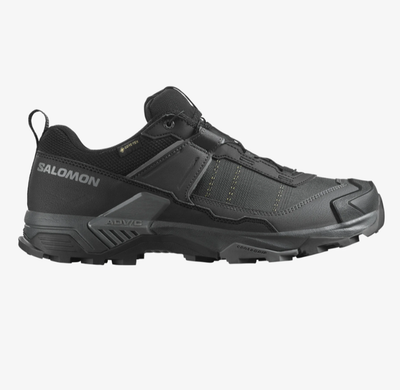 X ULTRA 5 WIDE GORE-TEX Men&#39;s Hiking Shoes - Black/Asphalt/Castlerock
