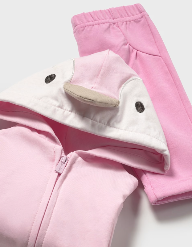 Newborn Girl Tracksuit Set 1878 - Bubblegum