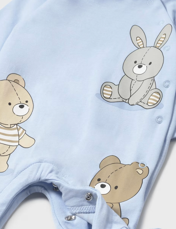 Newborn Boy Romper 1709 - Sky