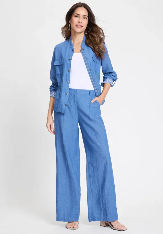 Ocean Breeze Linen Cotton Trousers 14002406