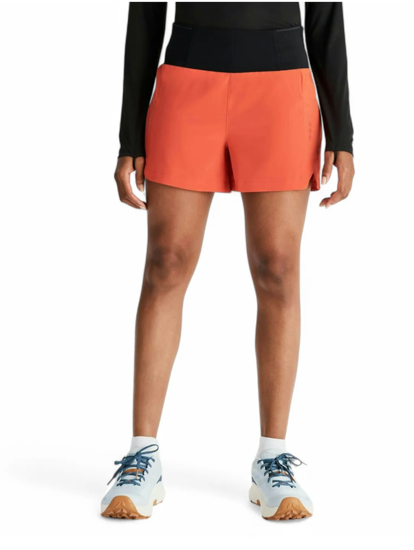 Women’s Seeker Lined 4” Shorts - Hut Orange