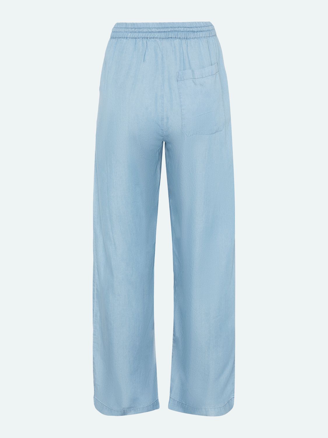 Light Blue Drawstring Tencel Trousers 219006