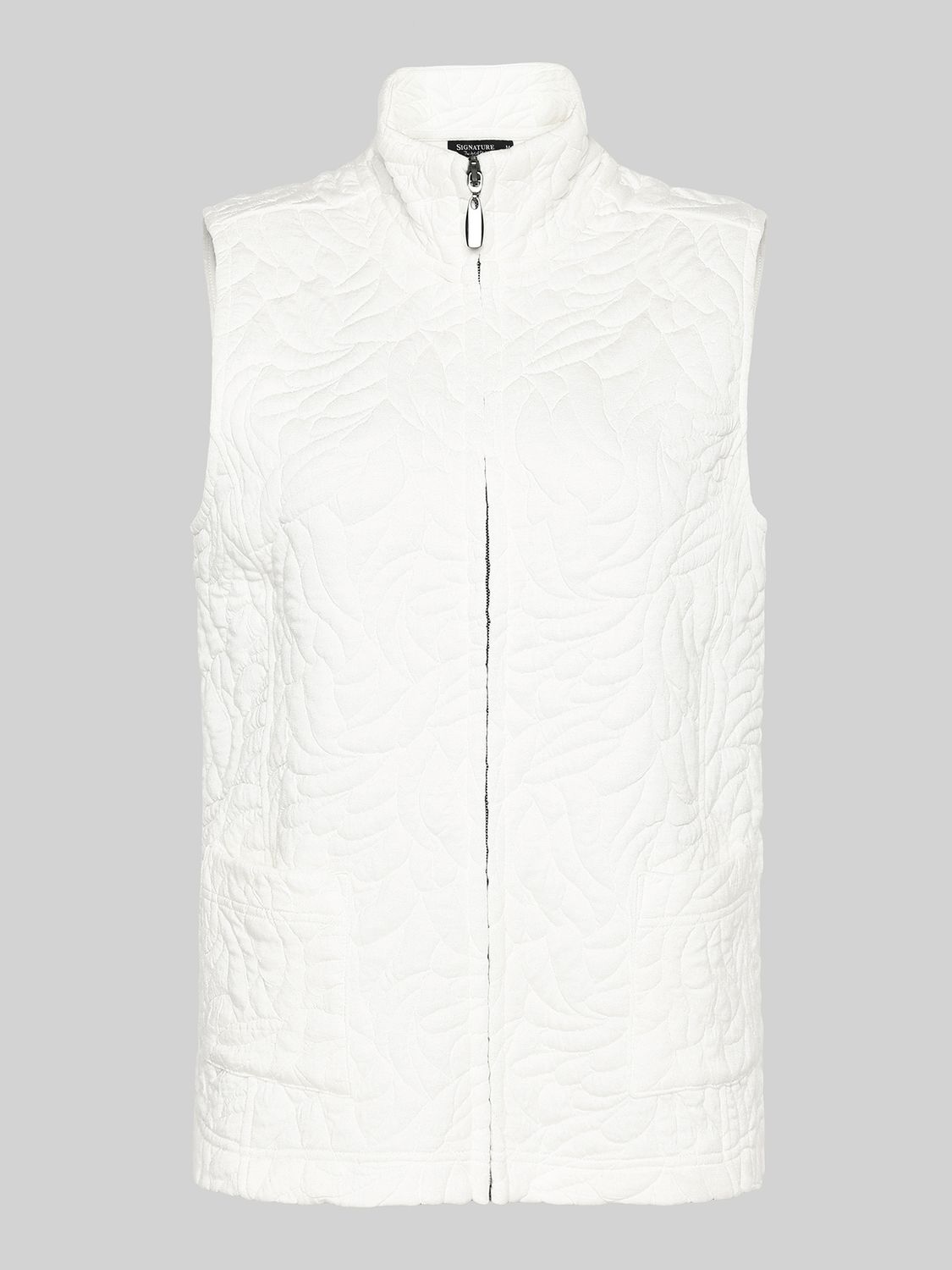 Zipped Gilet 218285 - Offwhite