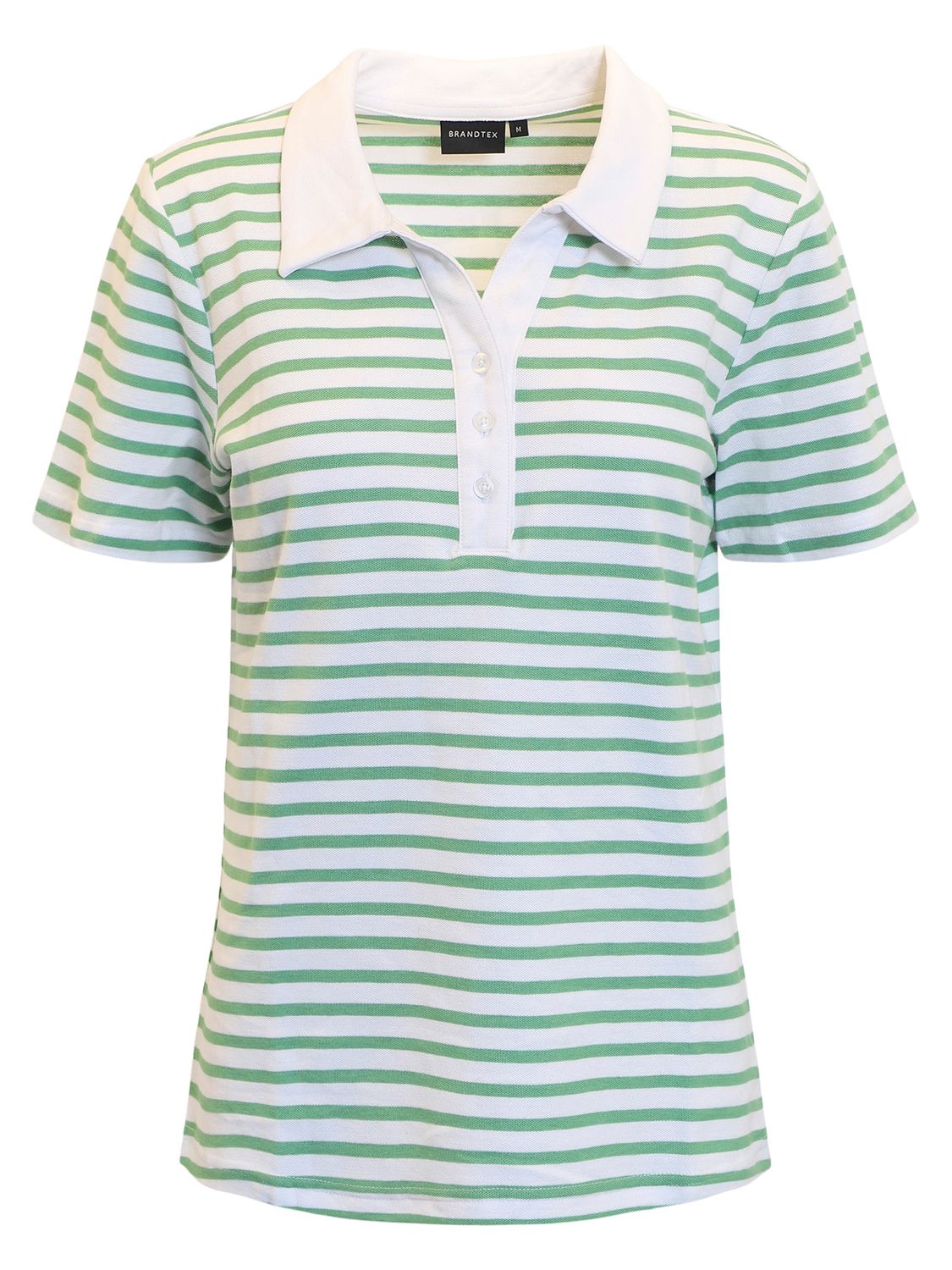 Spring Green Stripe Polo Shirt 218829