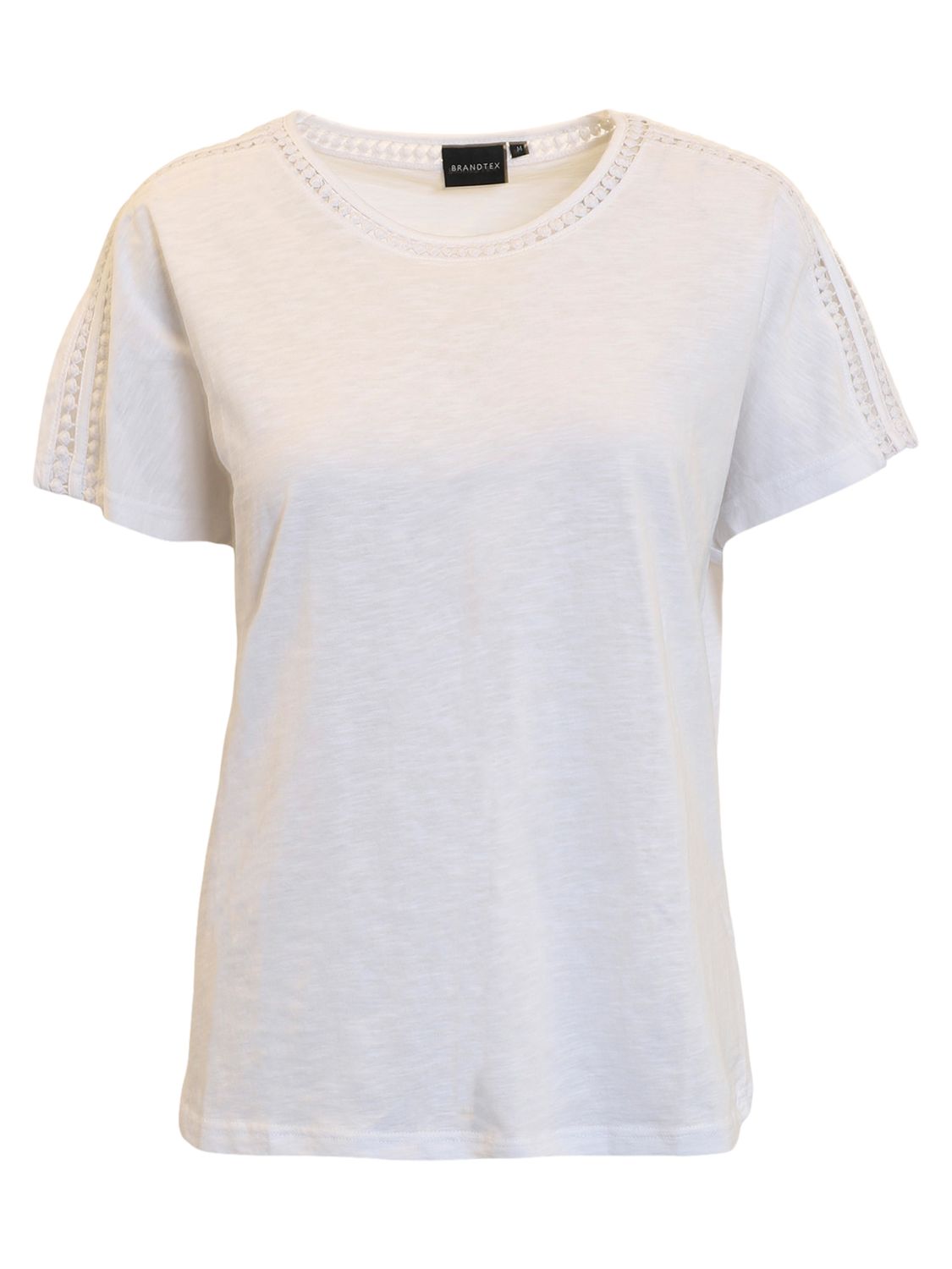 White Crotchet Detail Top 218848
