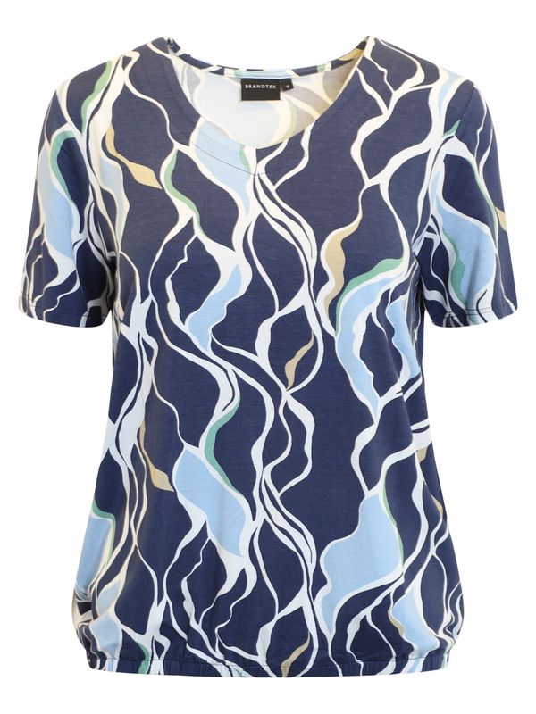 Oceana Blue V Neck Top 218785