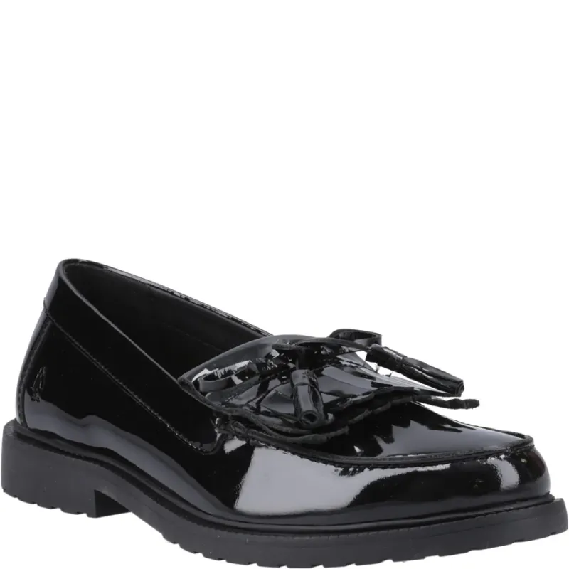 Verity Kiltie Loafer Black Patent Shoes