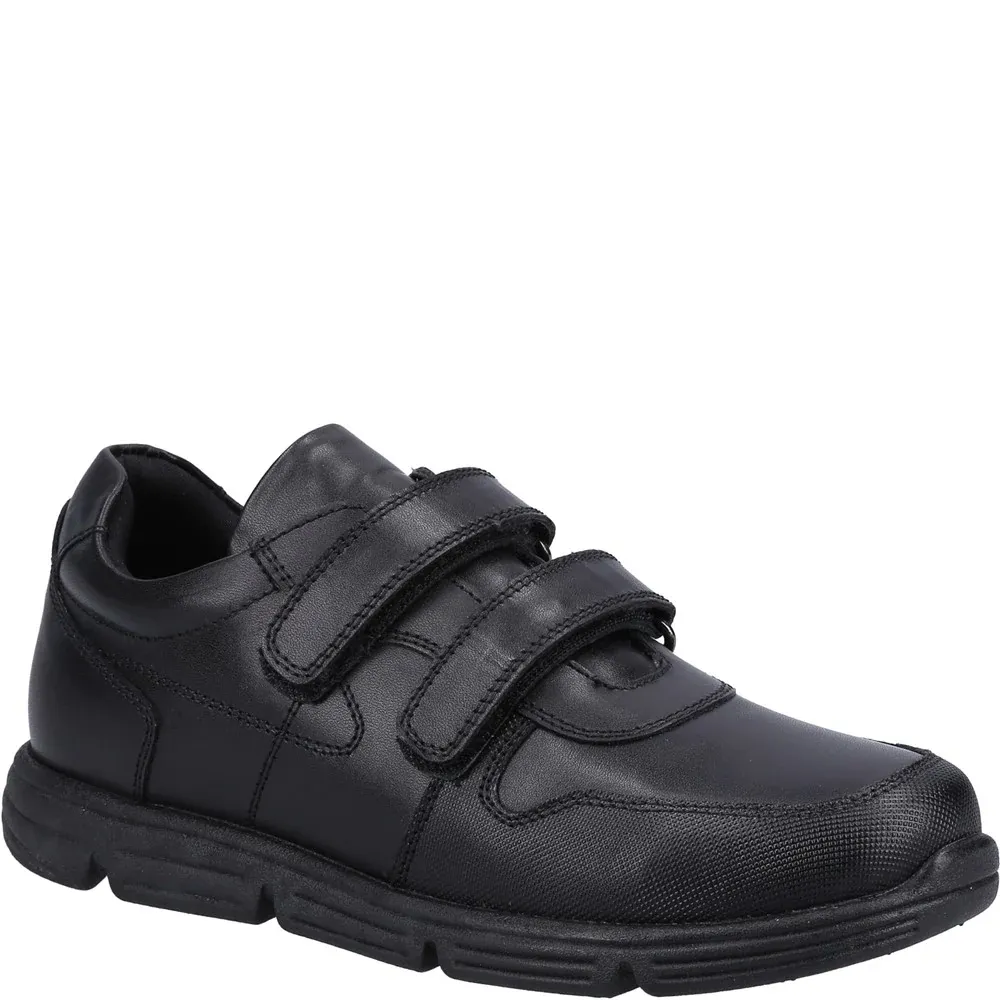 Lucas Junior School Shoes - Black