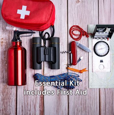 Essential Kit includes First Aid