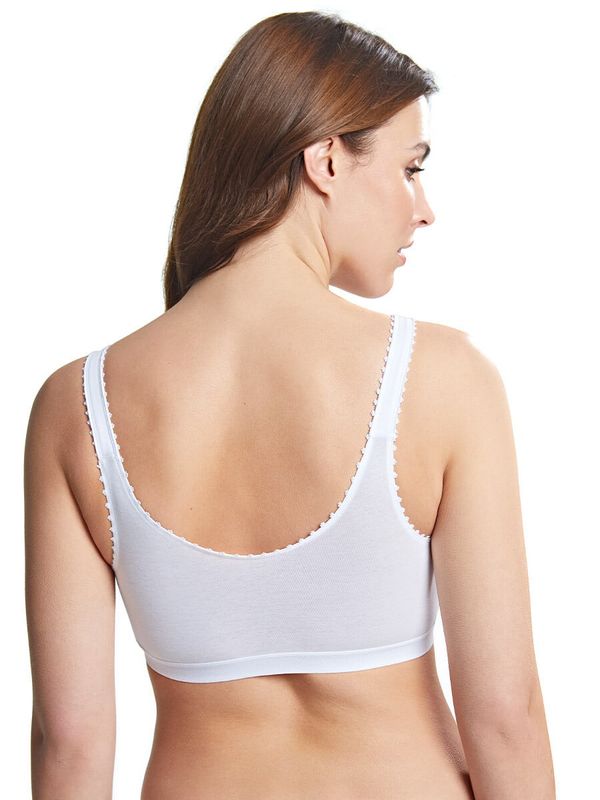 Comfi-Bra Front Fastening Cotton Bra