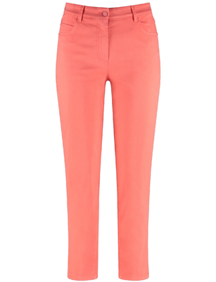 Lemon Soul Cropped Jeans - Rouge