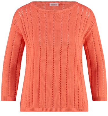 Lemon Soul 3/4 Sleeve Jumper - Hazy Orange