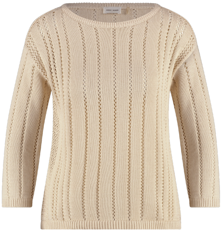 Lemon Soul 3/4 Sleeve Jumper - Sandshell