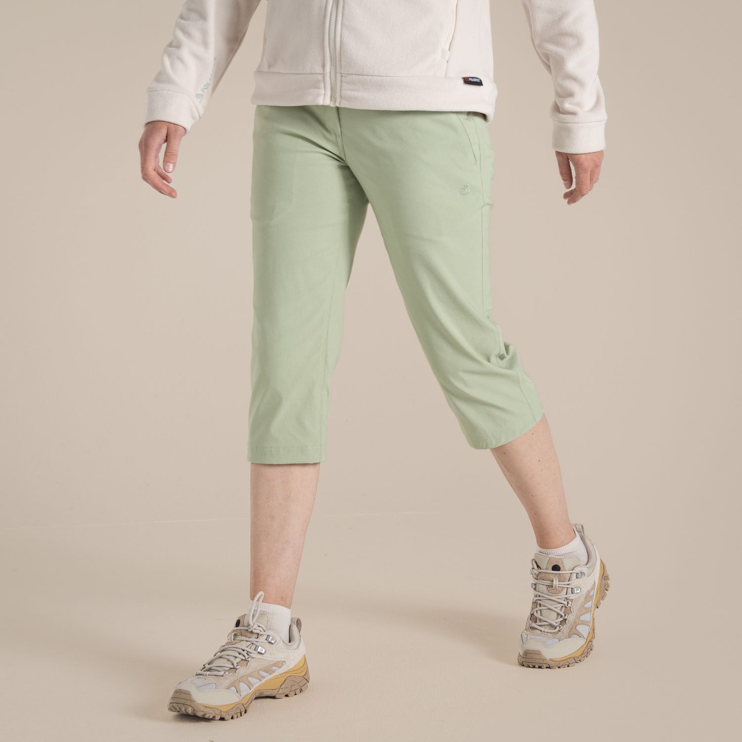 Women&#39;s Kiwi Pro II Crop Trousers | Bud Green