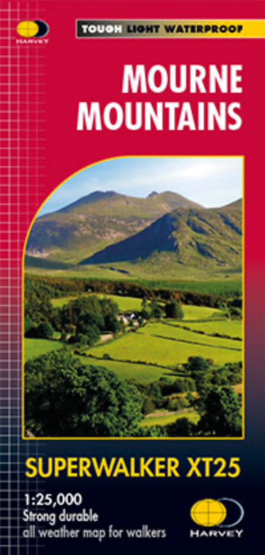 Superwalker Map Mourne Mountains (Harvey) 53430