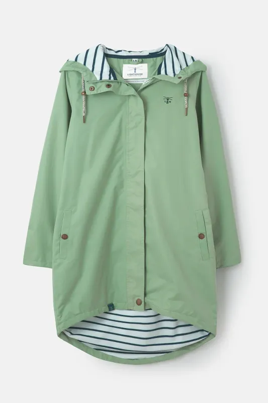 Long Beachcomber Jacket - Pistachio
