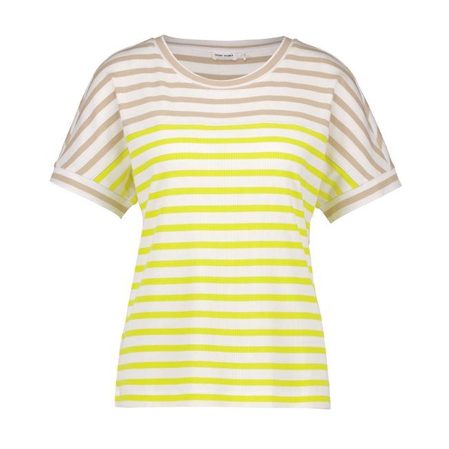 Lemon Soul Striped T-Shirt - Nature/Yellow