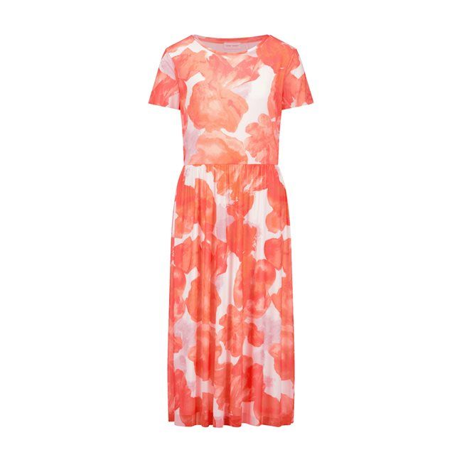 Lemon Soul Jersey Floral Dress - Hazy Orange/Lavender