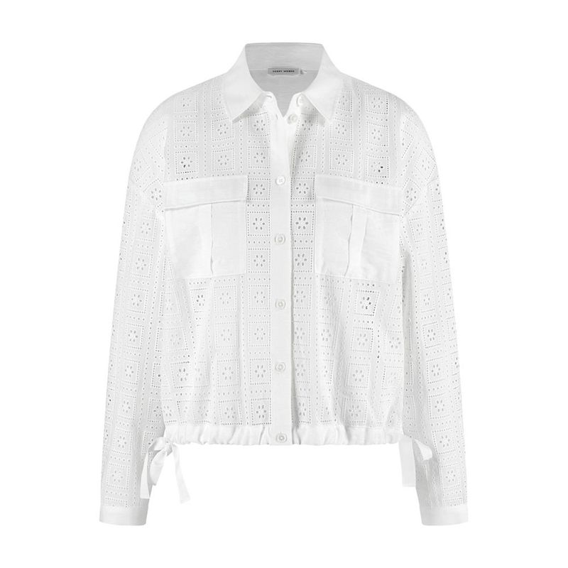 Lemon Soul Broderie Anglaise Blouse - White