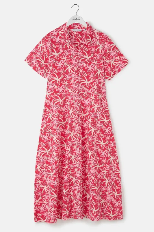 Keira Dress - Raspberry Floral